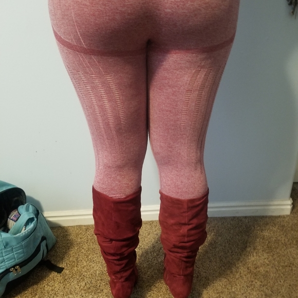 Bandolino womens slouch boots maroon size 8 ½ - Picture 6 of 6